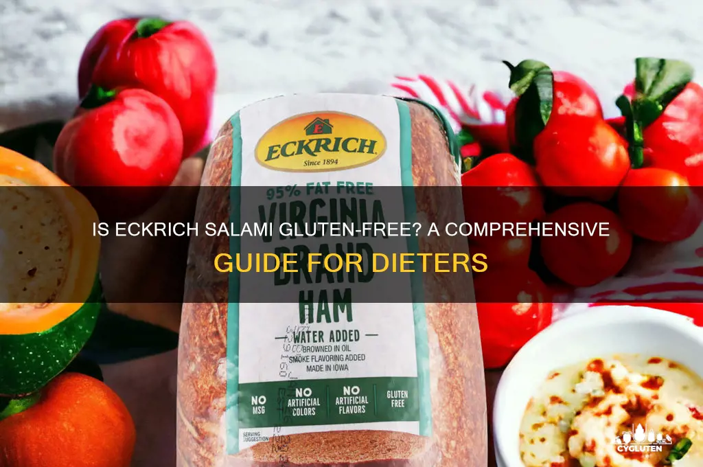 is eckrich salami gluten free