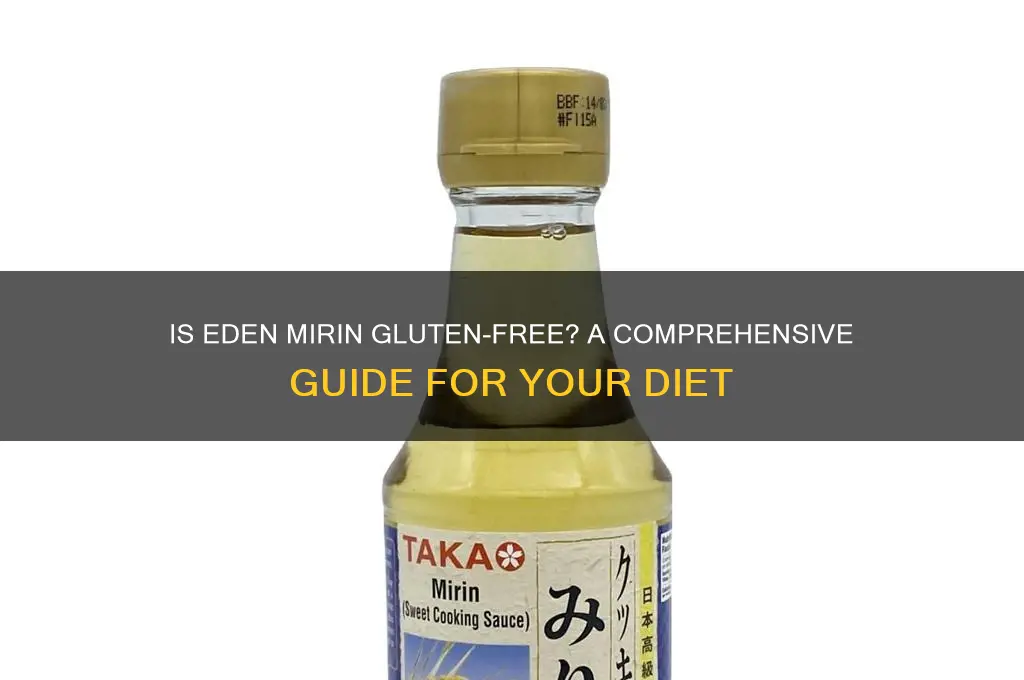 is eden mirin gluten free