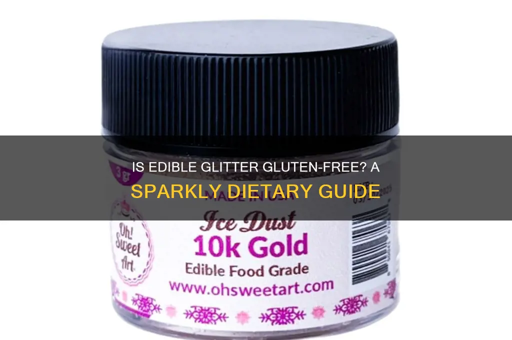is edible glitter gluten free