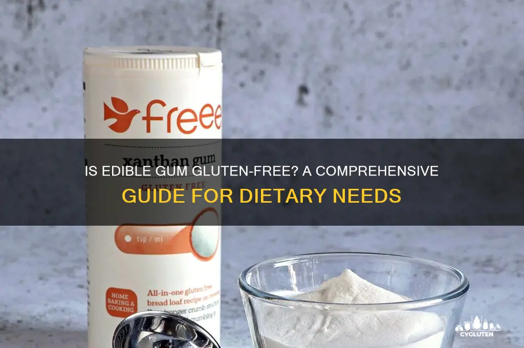 is edible gum gluten free