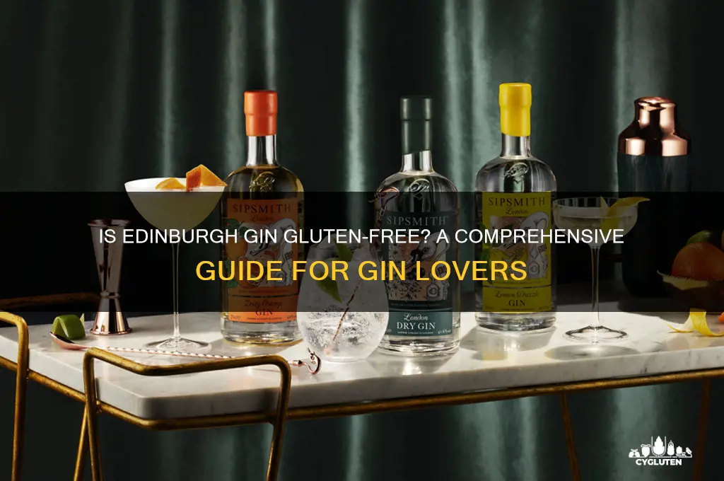 is edinburgh gin gluten free