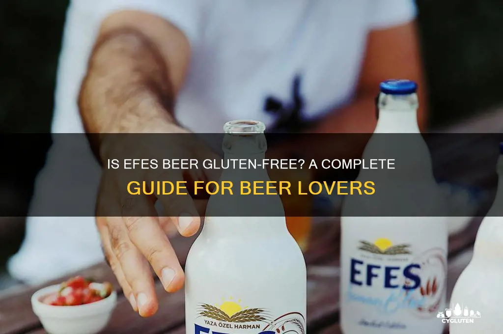is efes beer gluten free