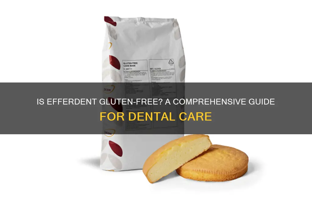 is efferdent gluten free