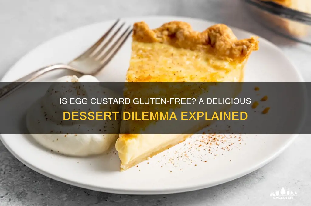 is egg custard gluten free