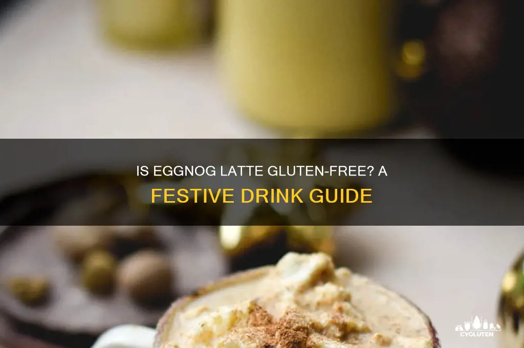 is eggnog latte gluten free