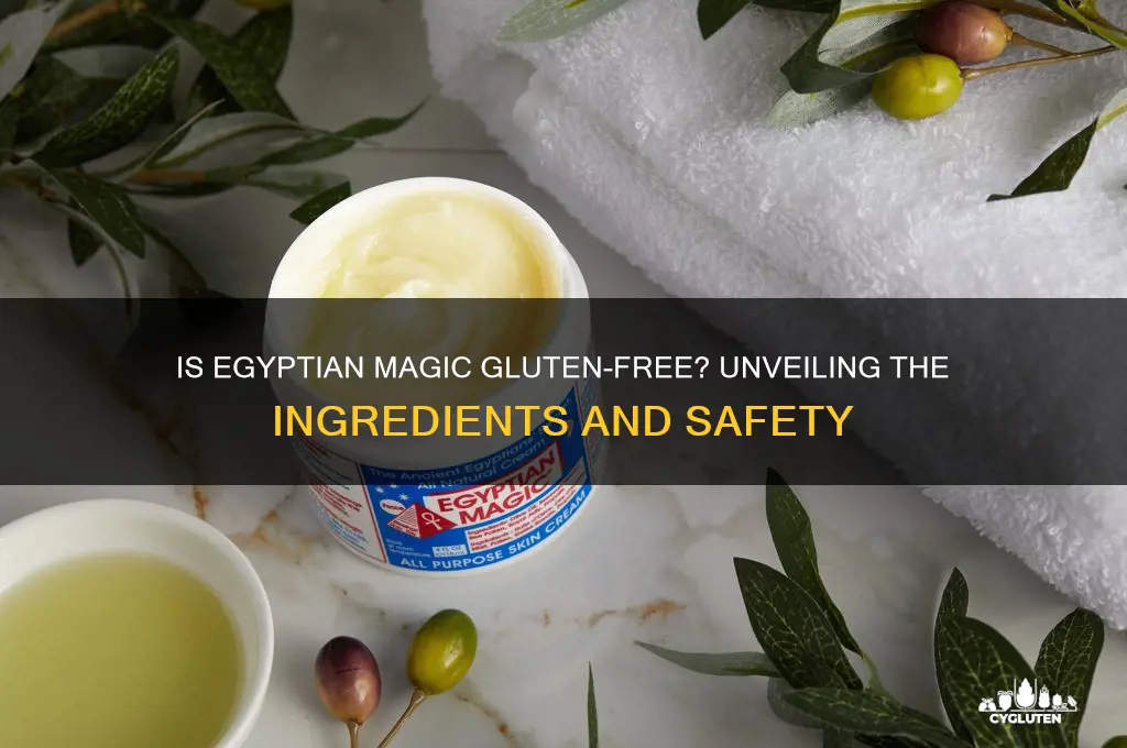 is egyptian magic gluten free