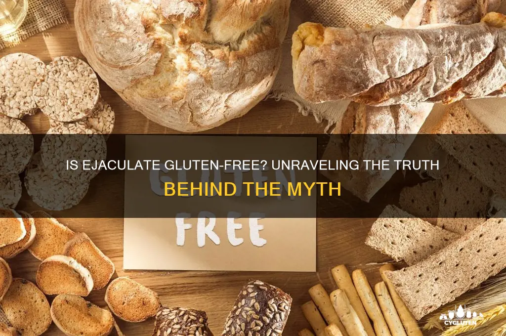 is ejaculate gluten free
