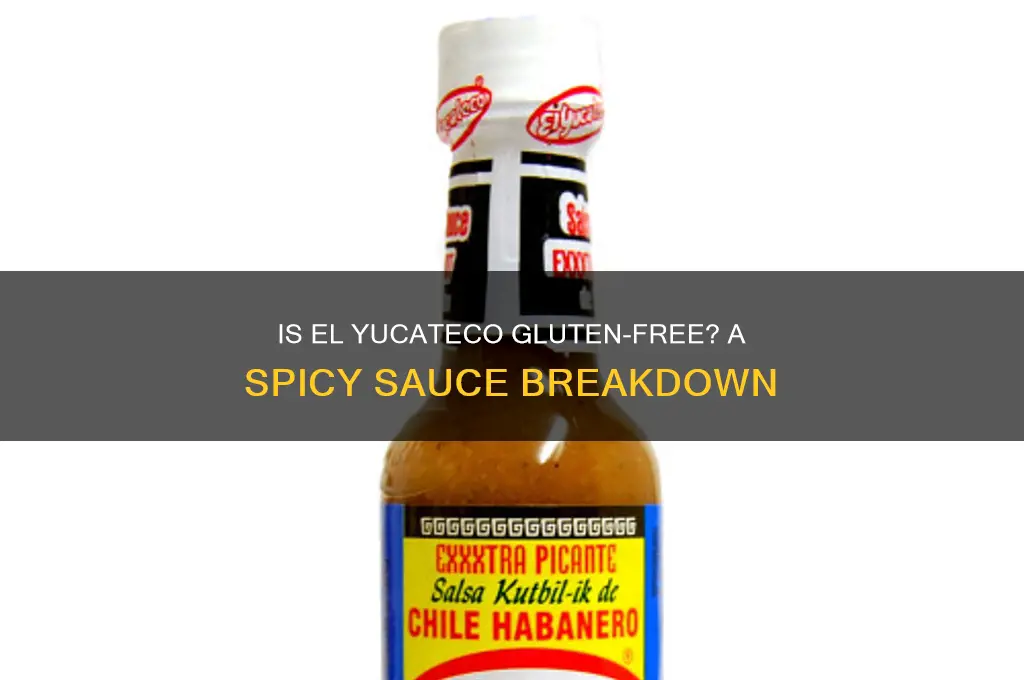 is el yucateco gluten free