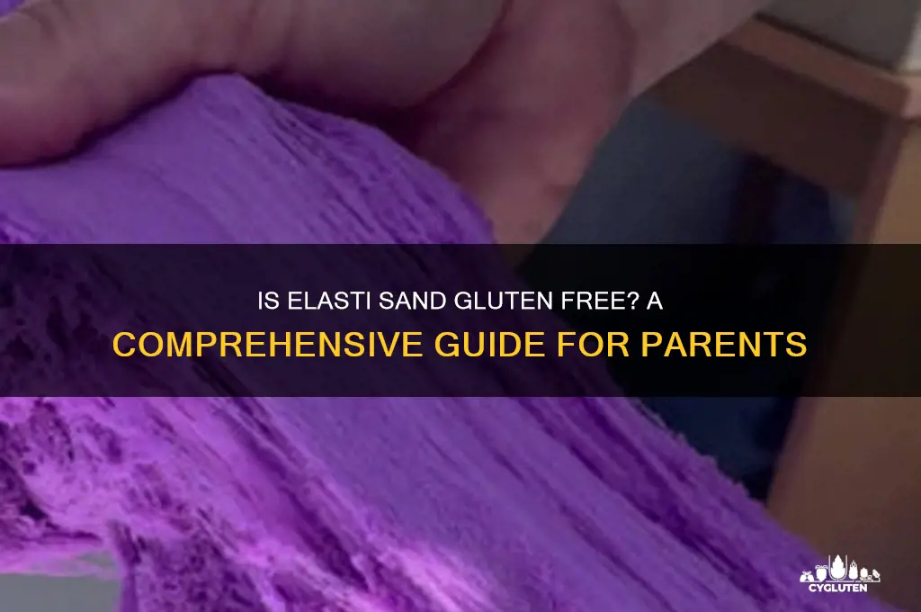 is elasti sand gluten free