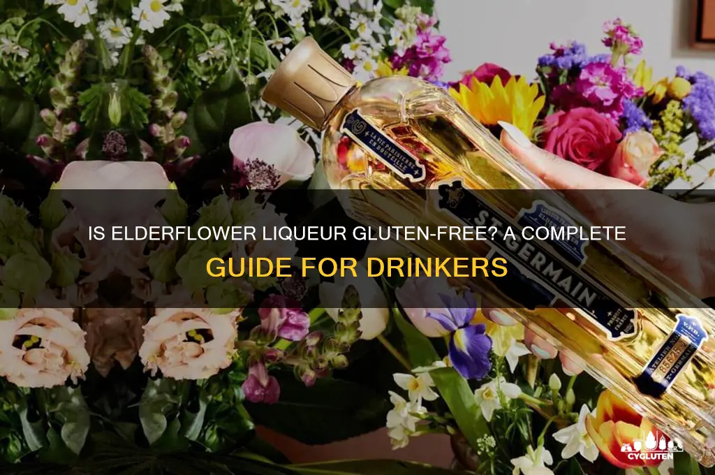 is elderflower liqueur gluten free