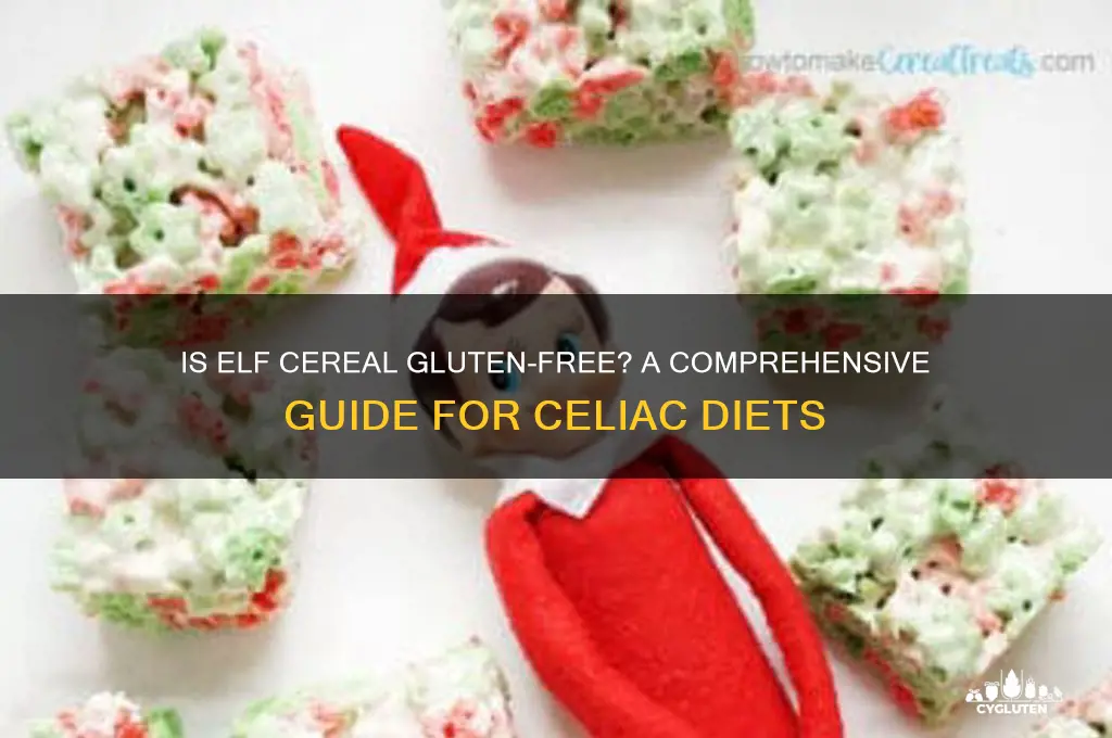 is elf cereal gluten free