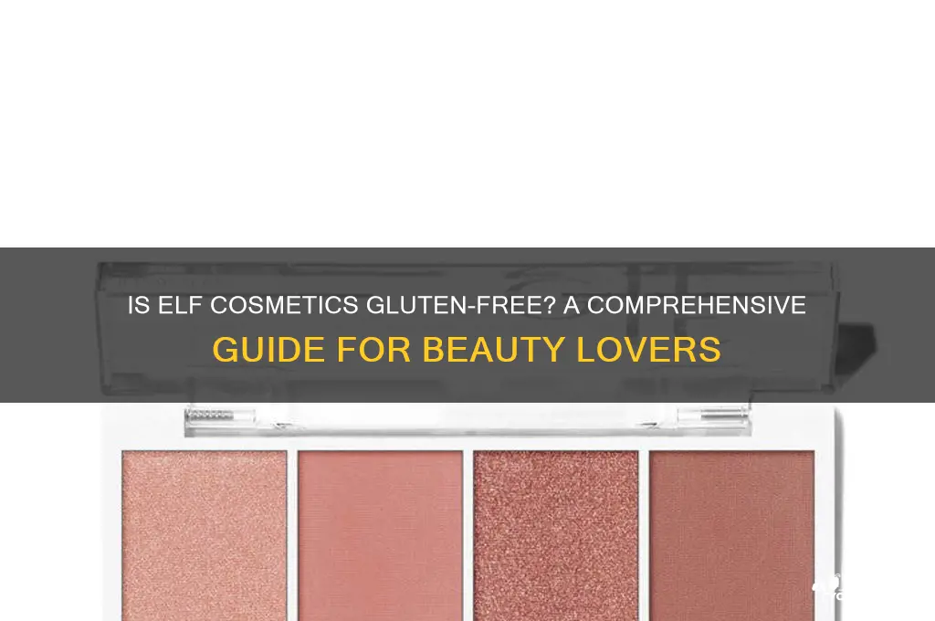 is elf cosmetics gluten free