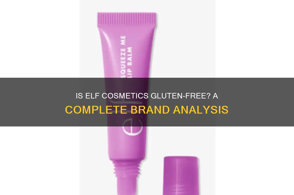 is elf gluten free