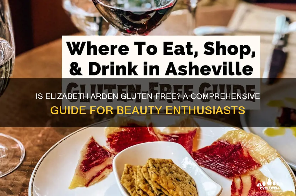 is elizabeth arden gluten free