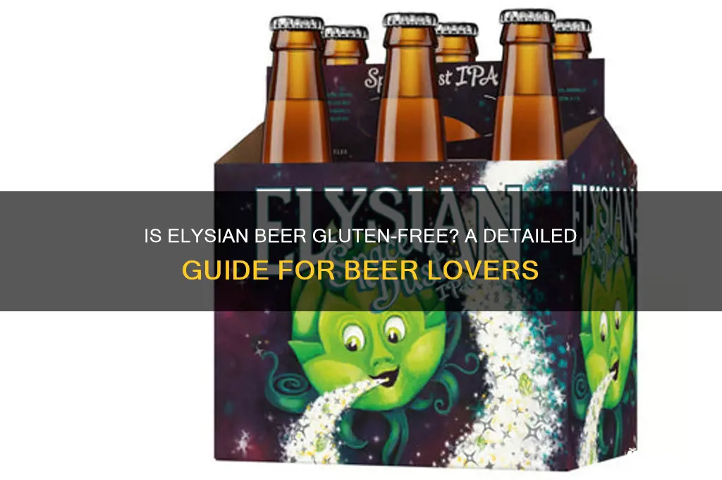 is elysian beer gluten free