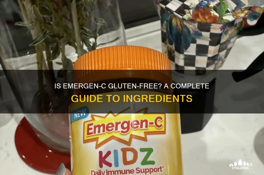 is emergen c gluten free