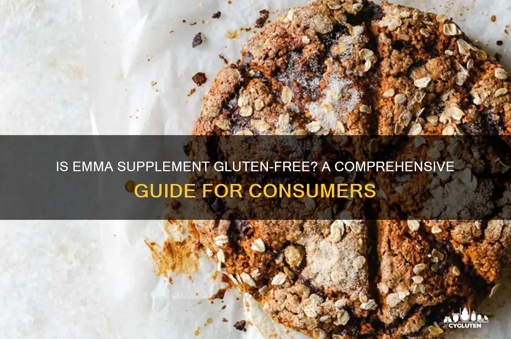 is emma supplement gluten free