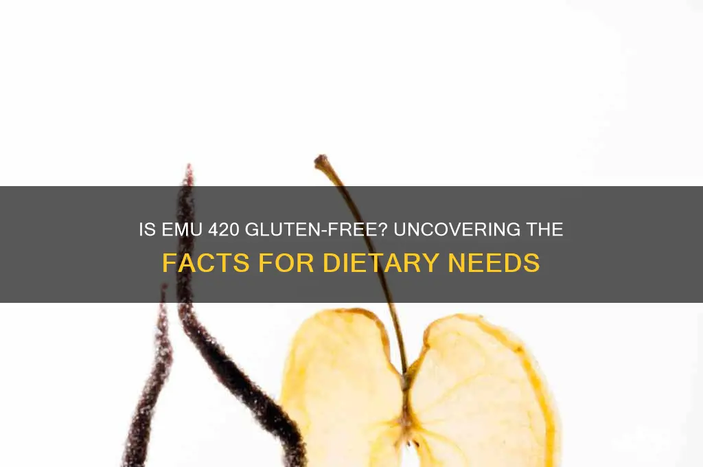 is emu 420 gluten free
