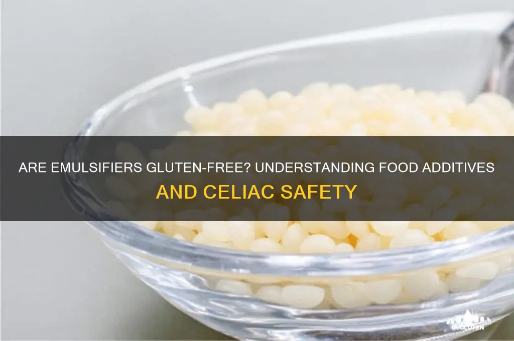 is emulsifier gluten free