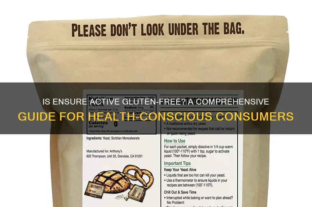 is ensure active gluten free