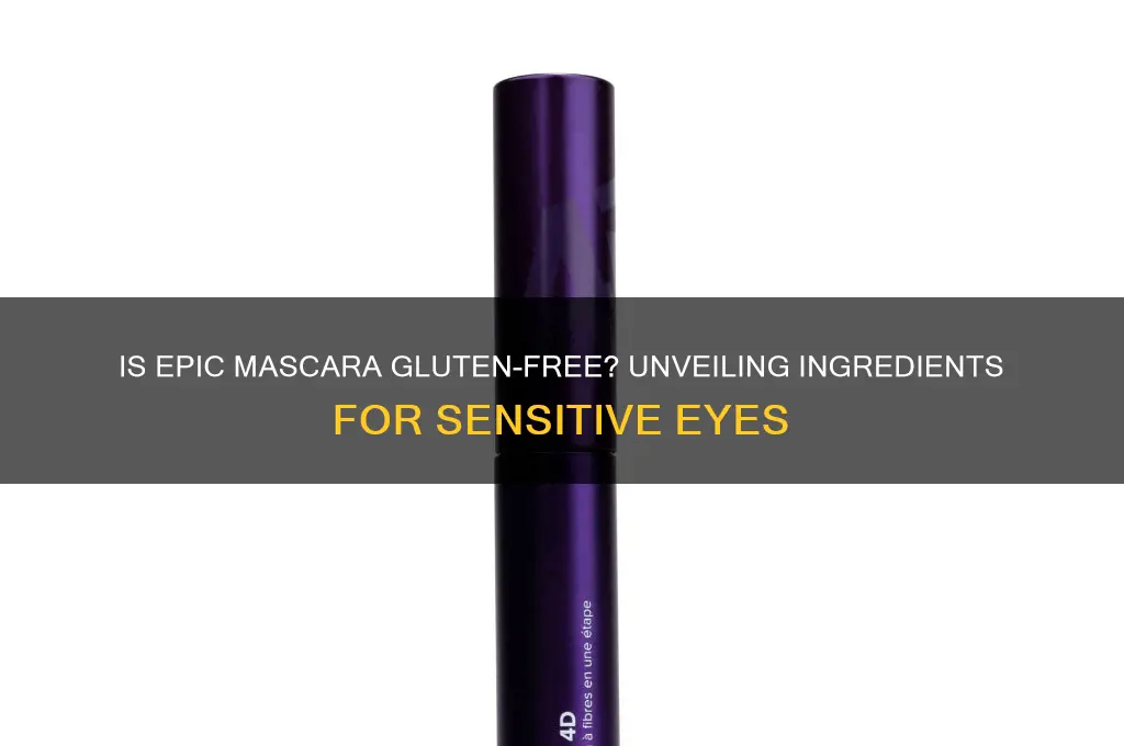 is epic mascara gluten free