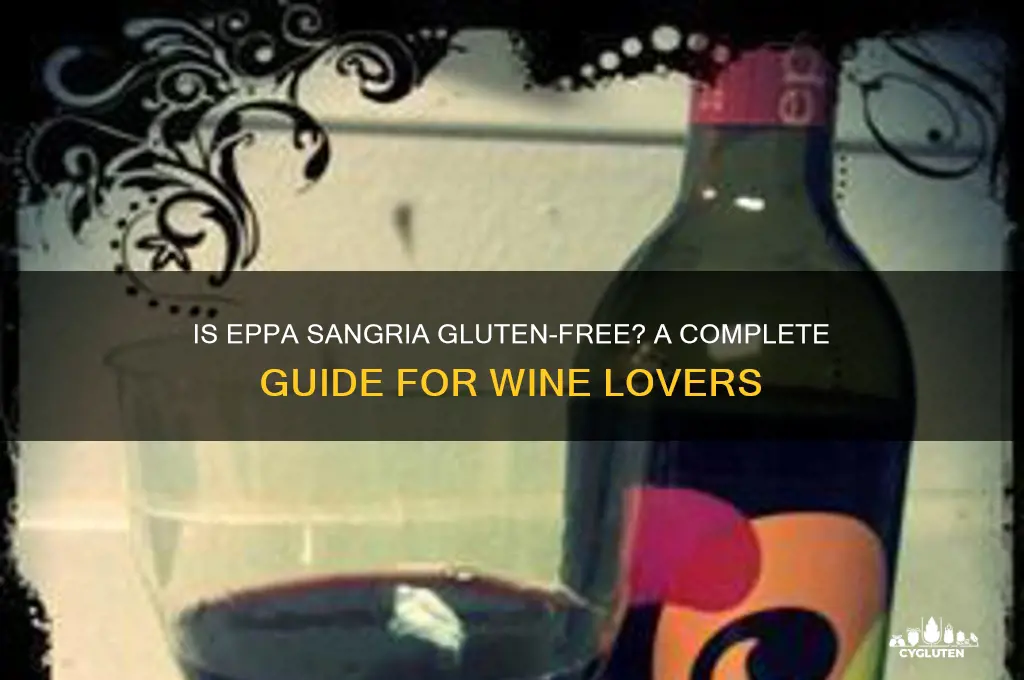is eppa sangria gluten free