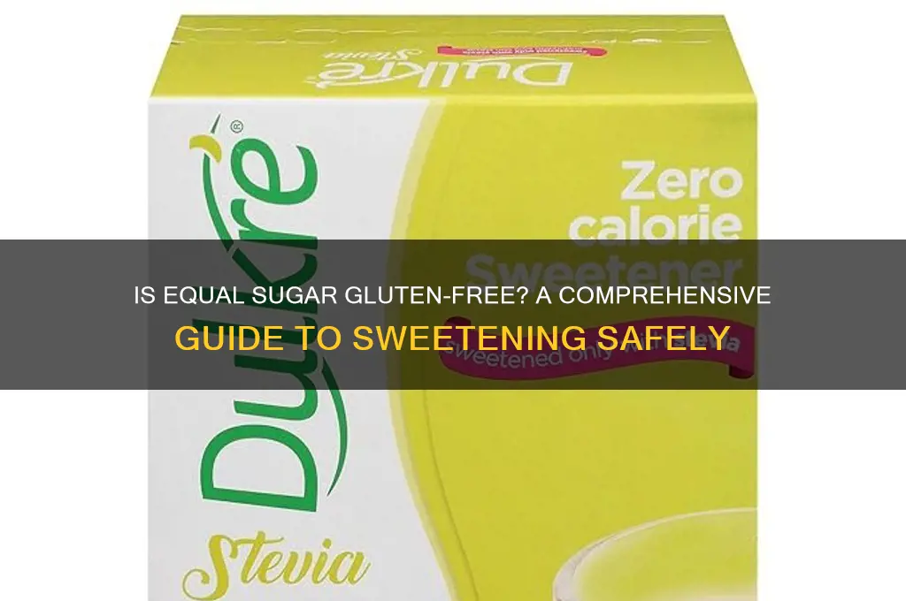 is equal sugar gluten free