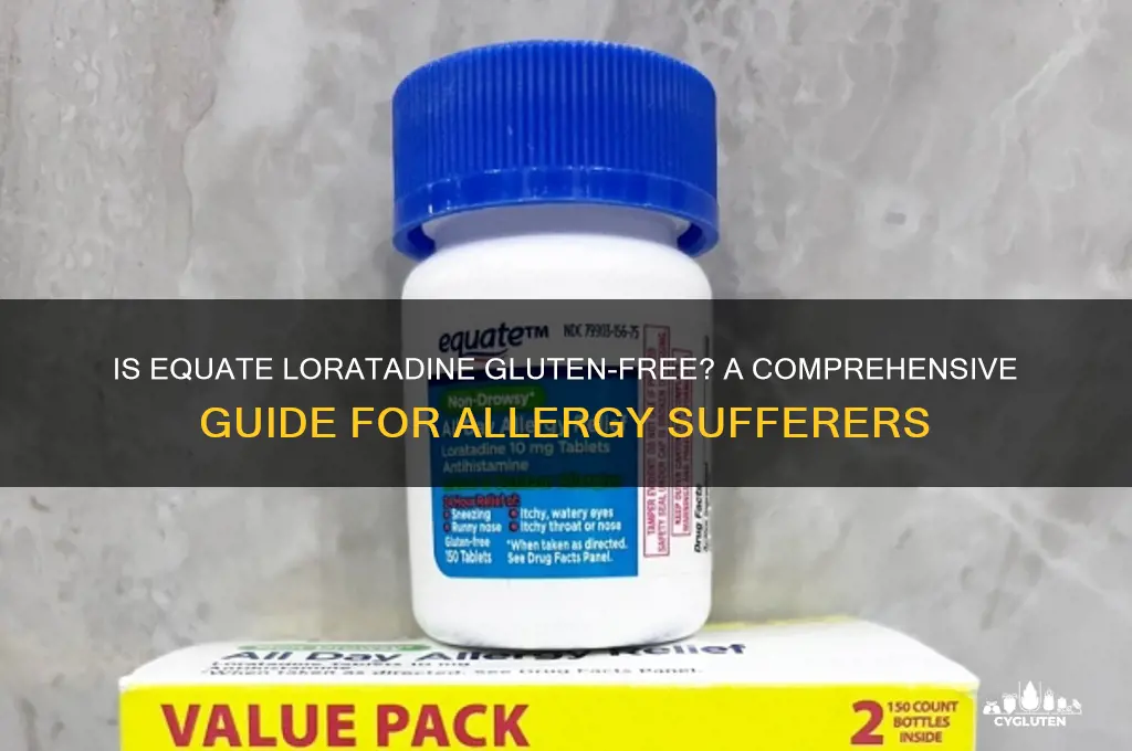 is equate loratadine gluten free