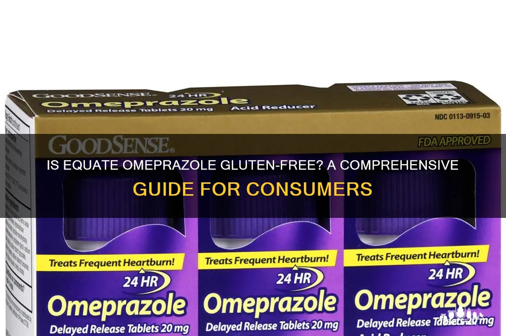 is equate omeprazole gluten free