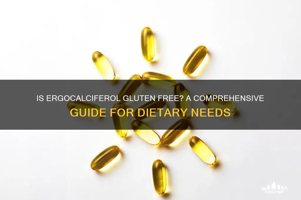 is ergocalciferol gluten free