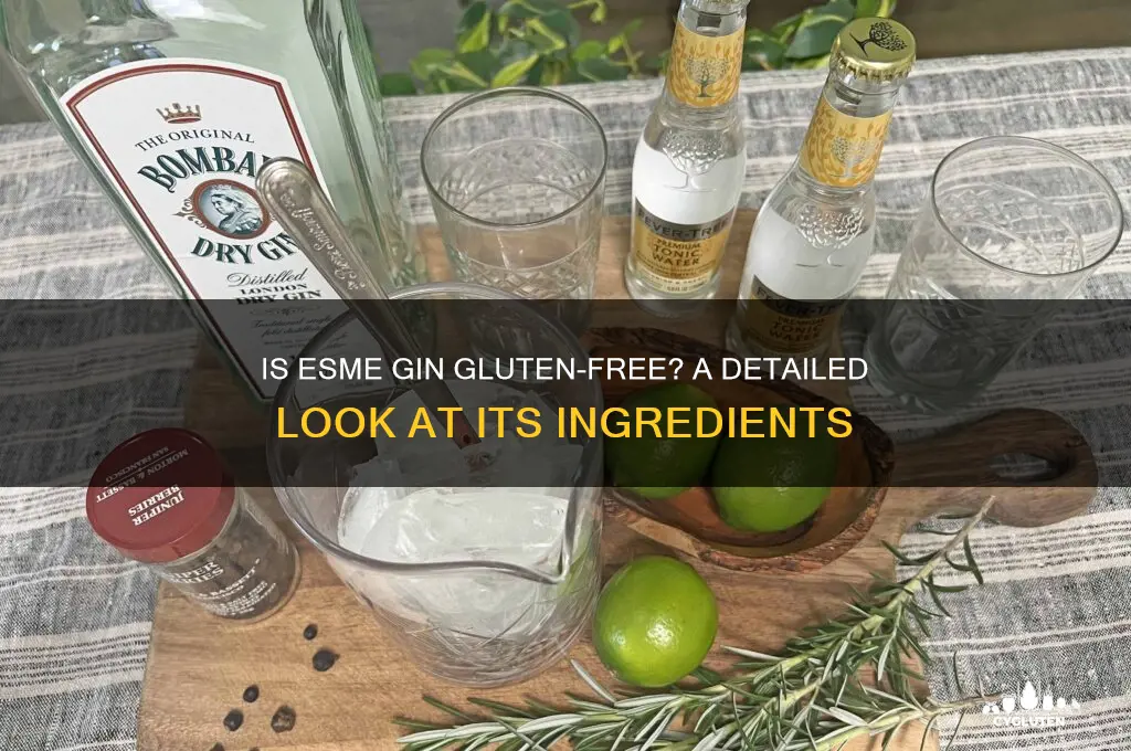 is esme gin gluten free
