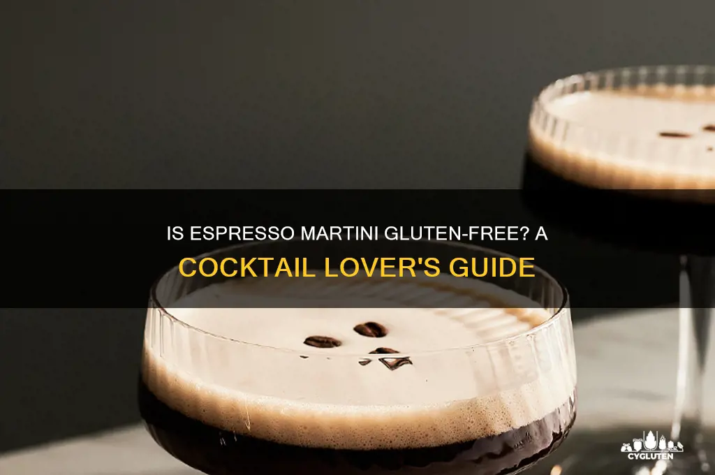 is espresso martini gluten free