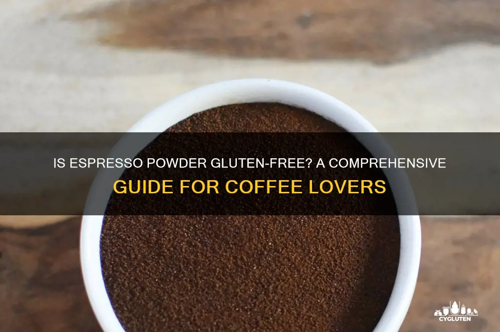 is espresso powder gluten free