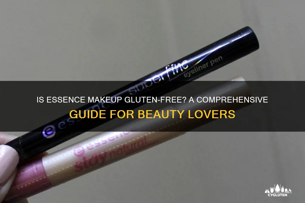is essence makeup gluten free