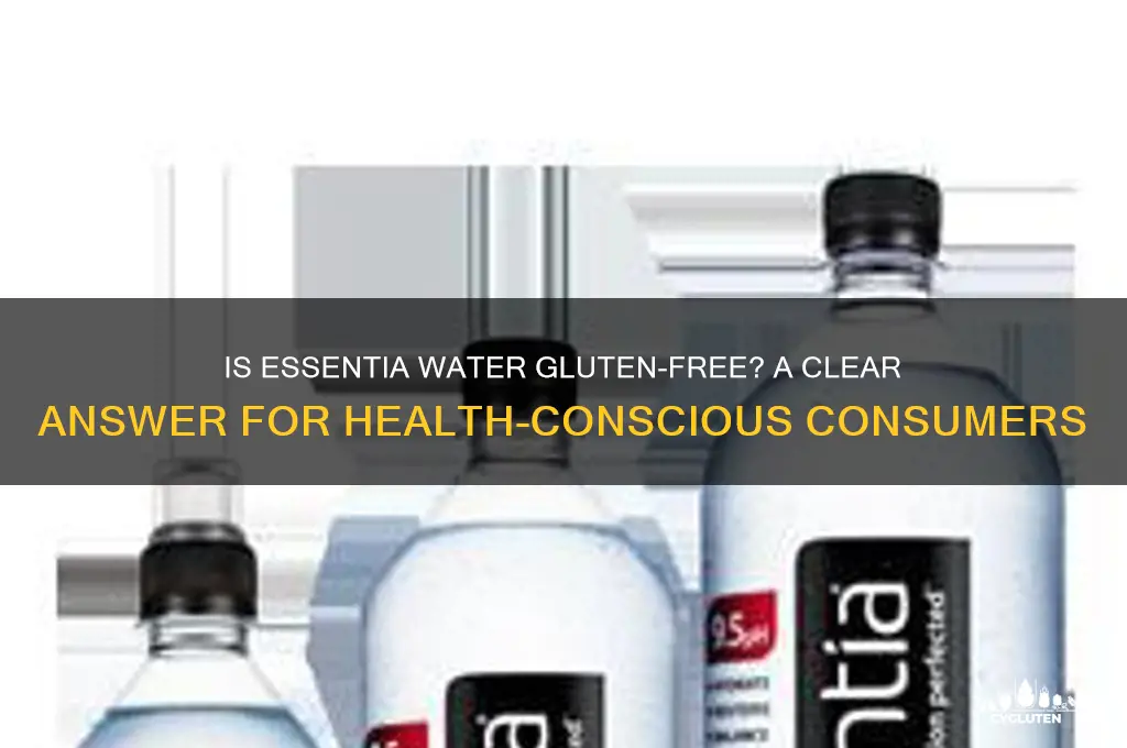 is essentia water gluten free