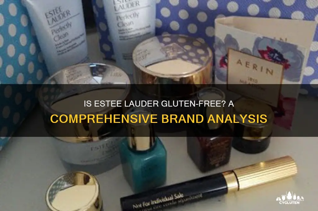 is estee lauder gluten free