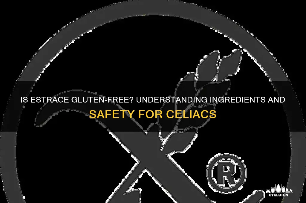 is estrace gluten free