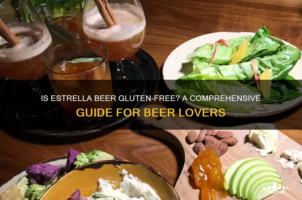 is estrella beer gluten free