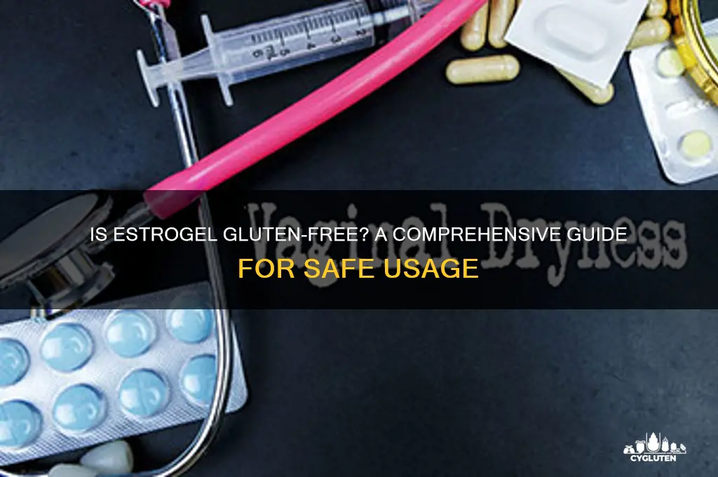 is estrogel gluten free