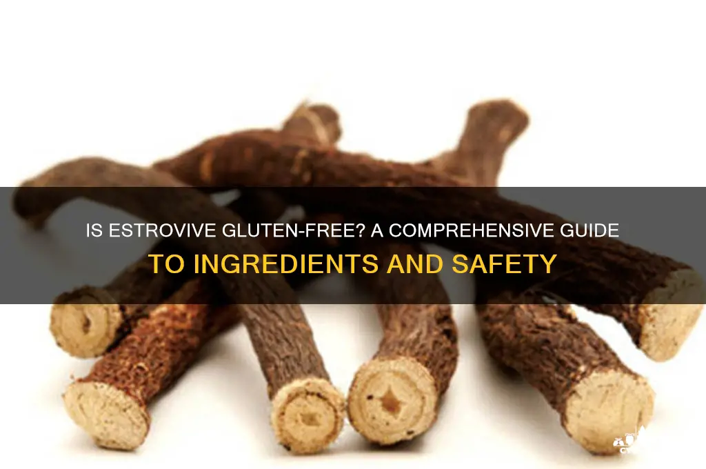is estrovive gluten free