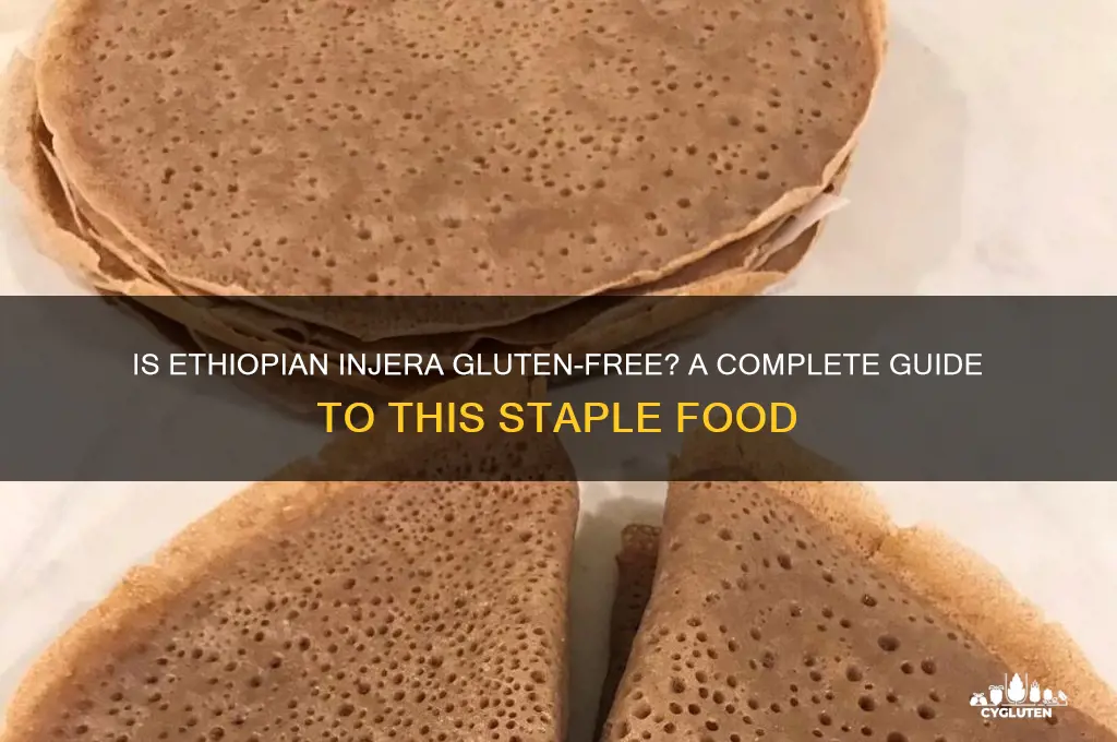 is ethiopian injera gluten free