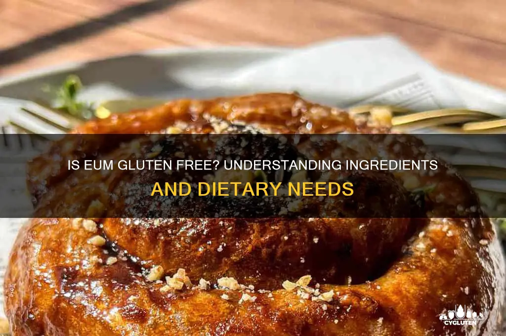 is eum gluten free