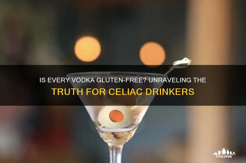 is every vodka gluten free