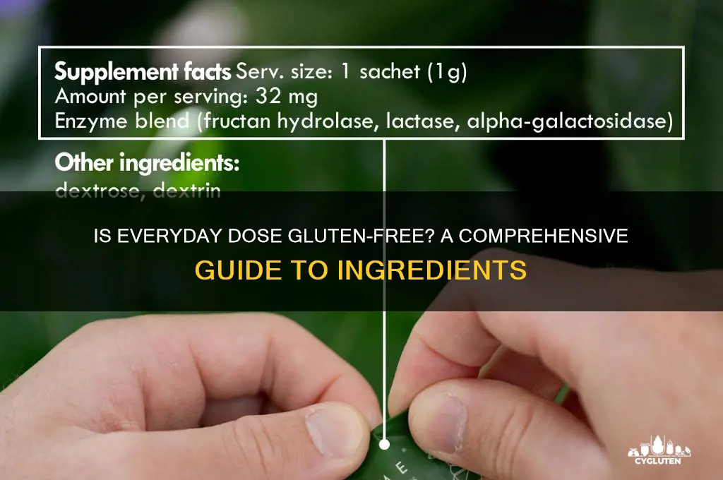 is everyday dose gluten free