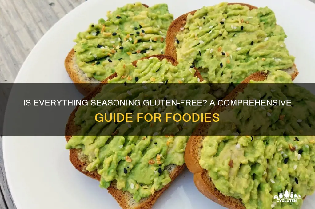 is everything seasoning gluten free
