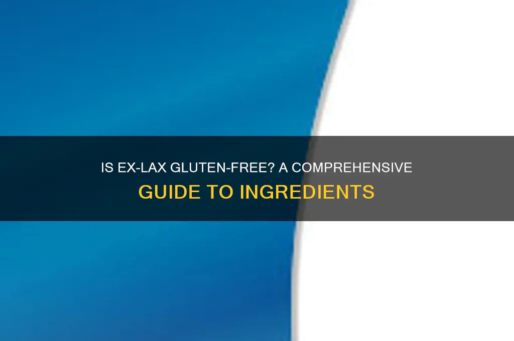 is ex lax gluten free