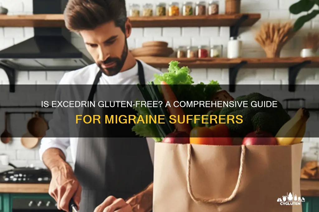 is excedrin gluten free
