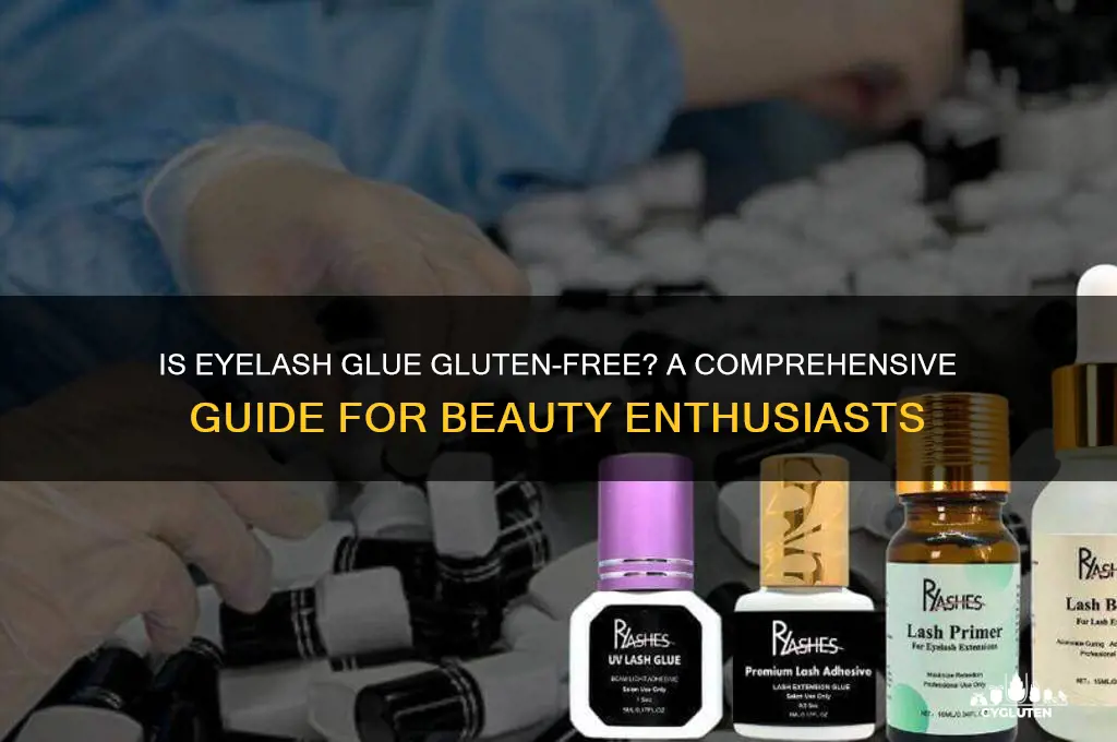 is eyelash glue gluten free