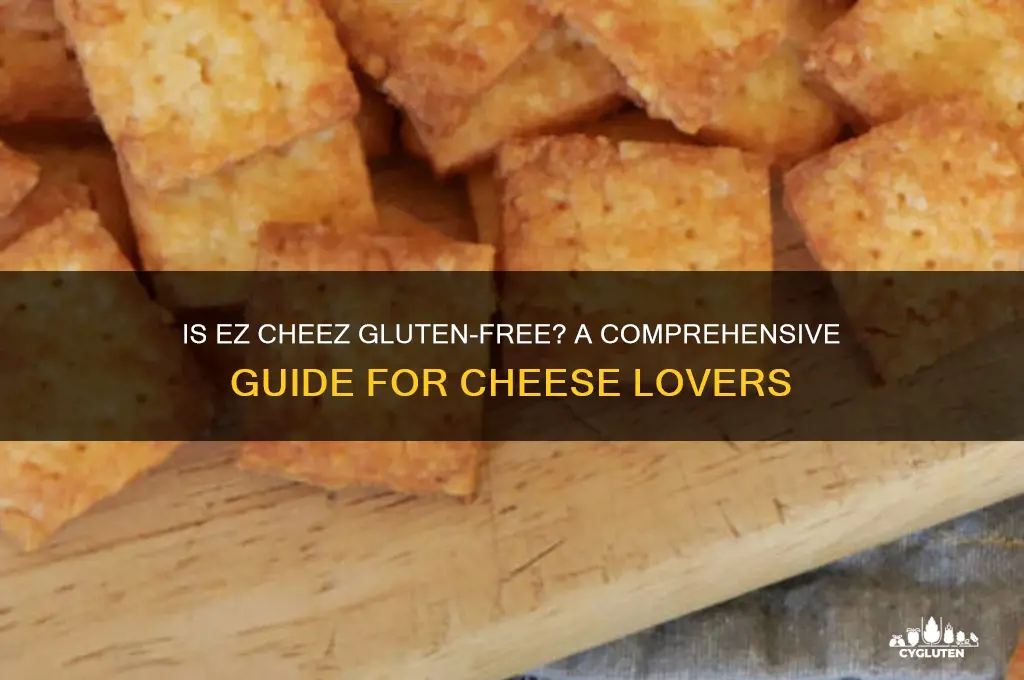 is ez cheez gluten free