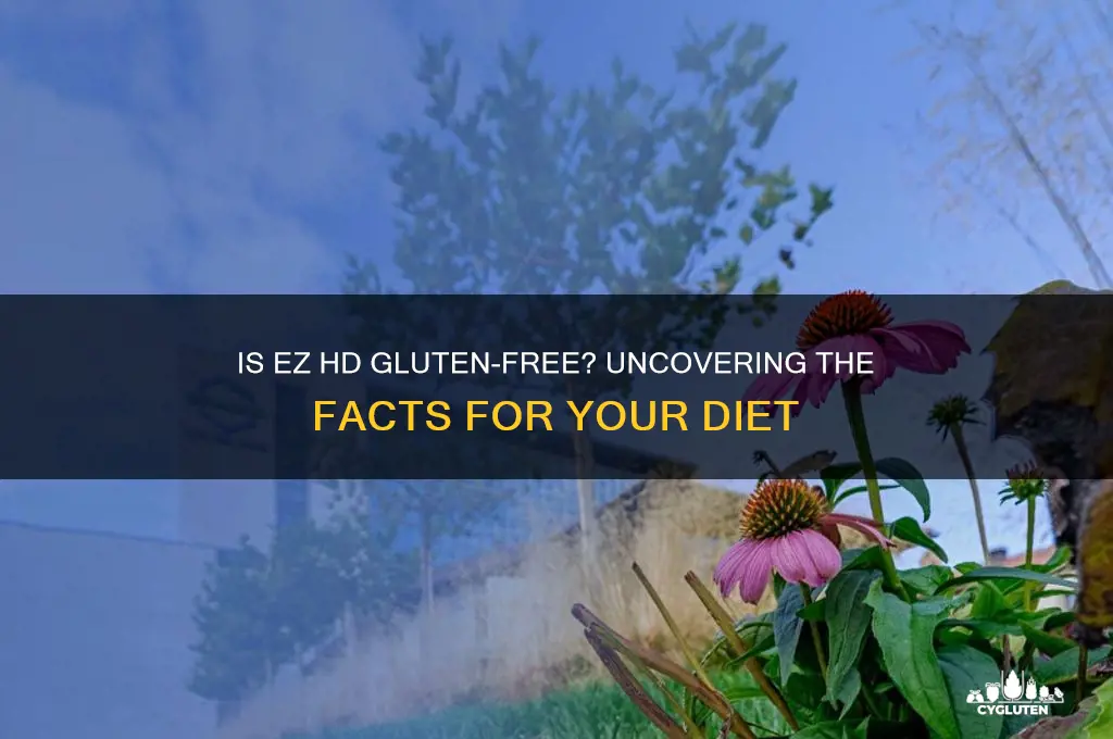 is ez hd gluten free